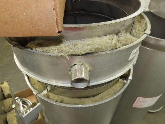 Van Packer DW Stainless Double Wall Insulated Chimney Pipe 12" Dia x 20'L