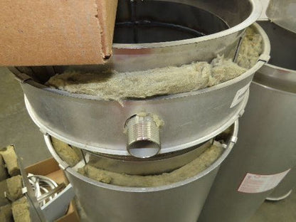 Van Packer DW Stainless Double Wall Insulated Chimney Pipe 12" Dia x 20'L