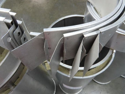 Van Packer DW Stainless Double Wall Insulated Chimney Pipe 12" Dia x 20'L