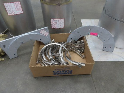 Van Packer DW Stainless Double Wall Insulated Chimney Pipe 12" Dia x 20'L