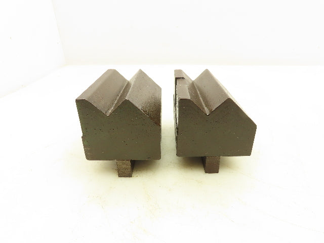 Press Brake Die 90° Double 1-5/32" V Opening 4" Long 1/2" Tang 2-5/8" W