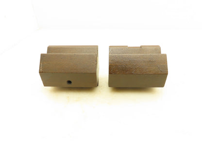 Press Brake Die 90° Double 1-5/32" V Opening 4" Long 1/2" Tang 2-5/8" W