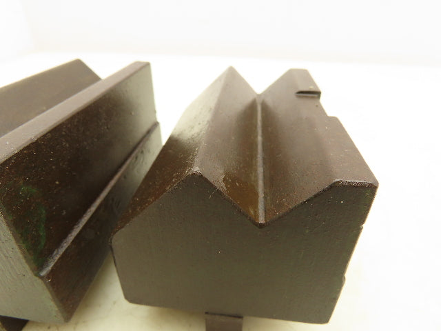 Press Brake Die 90° Double 1-5/32" V Opening 4" Long 1/2" Tang 2-5/8" W