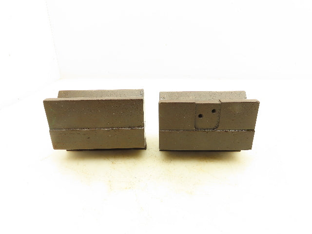 Press Brake Die 90° Double 1-5/32" V Opening 4" Long 1/2" Tang 2-5/8" W