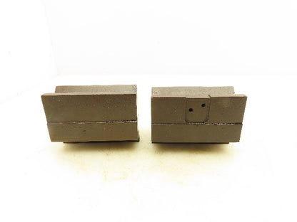Press Brake Die 90° Double 1-5/32" V Opening 4" Long 1/2" Tang 2-5/8" W