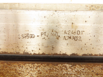 Press Brake Die 24-1/2" Long 11/128" Offset 1/2" Tang 1-17/64" Wide Set