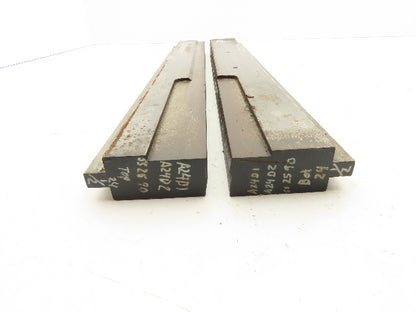 Press Brake Die 24-1/2" Long 11/128" Offset 1/2" Tang 1-17/64" Wide Set