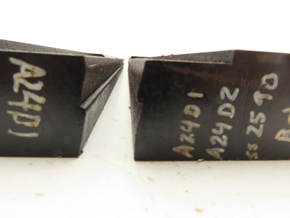 Press Brake Die 24-1/2" Long 11/128" Offset 1/2" Tang 1-17/64" Wide Set