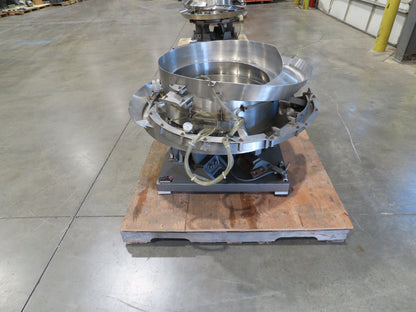Fortville Feeders Vibratory Parts Feeder 44" Stainless Bowl 120V