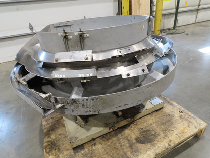Fortville Feeders Vibratory Parts Feeder 48" Stainless Bowl