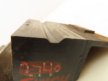 Press Brake Die 3" Long 1/2" Tang 2-11/32" Wide 135° Angle 9/16" Wide