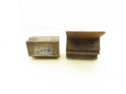 Press Brake Die 3" Long 1/2" Tang 2-11/32" Wide 135° Angle 9/16" Wide