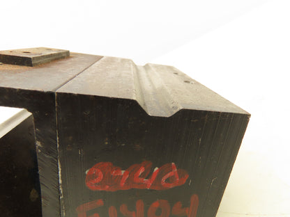 Press Brake Die 3" Long 1/2" Tang 2-11/32" Wide 135° Angle 9/16" Wide