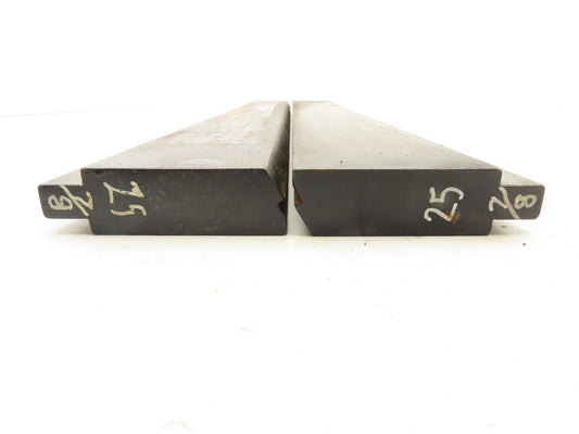 Press Brake Die 25-7/8" Long 1/2" Tang 31/32" Wide 100° Angle 1/4" Wide Set