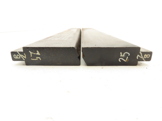 Press Brake Die 25-7/8" Long 1/2" Tang 31/32" Wide 100° Angle 1/4" Wide Set