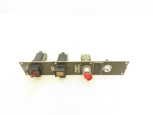Allen Bradley 800MB-NX1 HMI Selector Switch E-Stop Control Panel Assembly