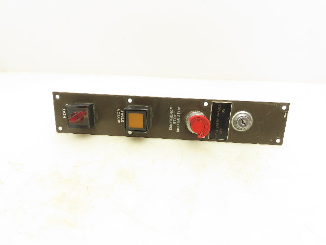 Allen Bradley 800MB-NX1 HMI Selector Switch E-Stop Control Panel Assembly