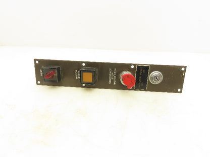 Allen Bradley 800MB-NX1 HMI Selector Switch E-Stop Control Panel Assembly