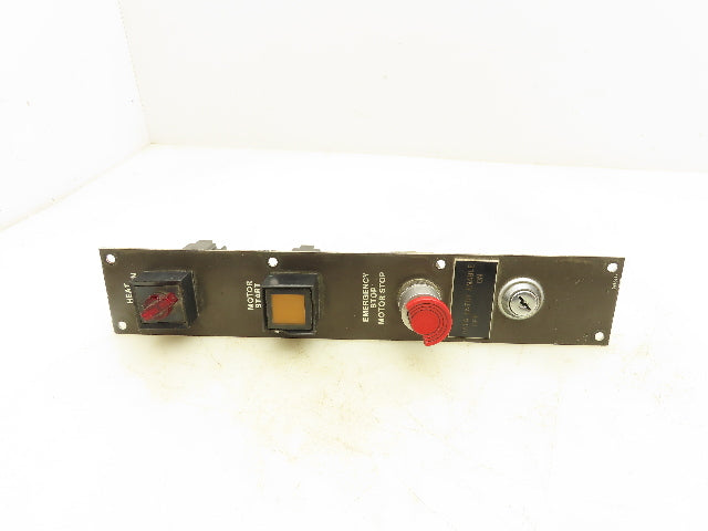 Allen Bradley 800MB-NX1 HMI Selector Switch E-Stop Control Panel Assembly