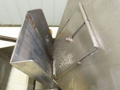 Haumiller Pneumatic Vibratory Parts Feeder Bin 24x24" Stainless Hopper