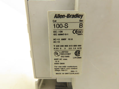 Allen Bradley 193-ED1ED Contactor Overload Relay 120V Coil