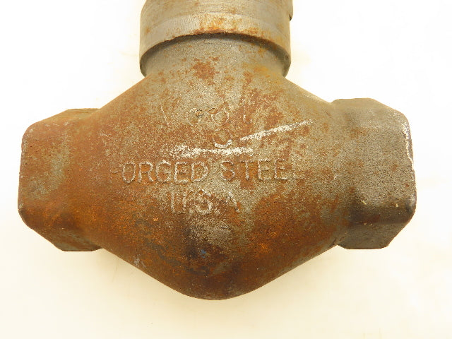 Henry Vogt 1331T Forged Steel Globe Valve 1-1/4" NPT Threaded