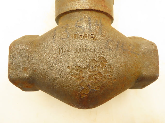 Henry Vogt 1331T Forged Steel Globe Valve 1-1/4" NPT Threaded