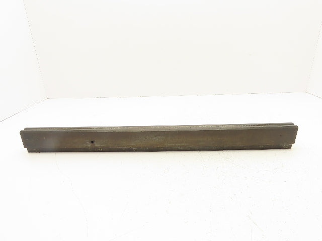 Press Brake Die 25-1/2" Long 90° V 1/2" Tang 1-3/32" W 1-3/4" H 45° Bevel