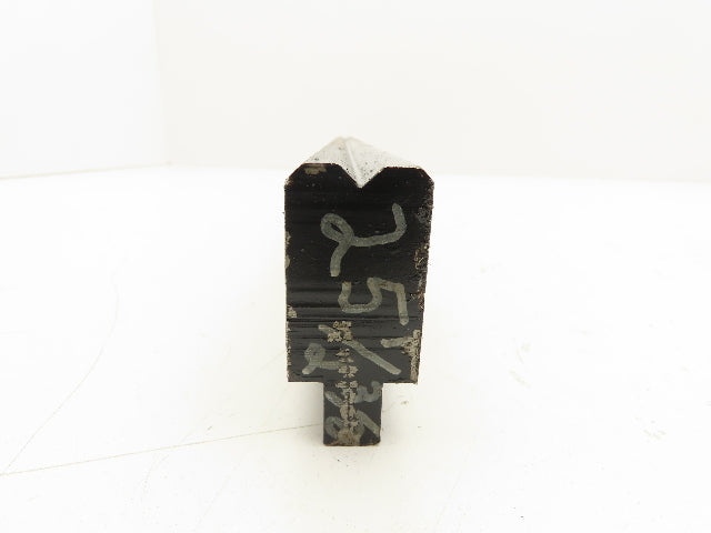 Press Brake Die 25-1/2" Long 90° V 1/2" Tang 1-3/32" W 1-3/4" H 45° Bevel
