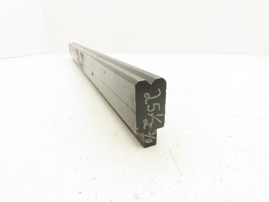 Press Brake Die 25-1/2" Long 90° V 1/2" Tang 1-3/32" W 1-3/4" H 45° Bevel