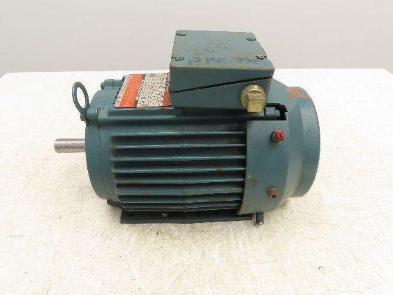 Reliance P14G7708M-GA AC Electric Motor 1-1/2HP 1725 RPM 460V 3PH FL145T