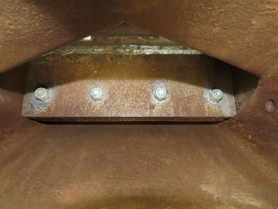 WM Meyer & Sons Rotary Airlock Feeder Valve 4x7" Rectangle Flange