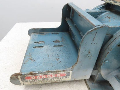 WM Meyer & Sons Rotary Airlock Feeder Valve 4x7" Rectangle Flange