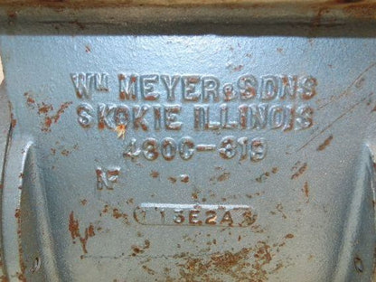 WM Meyer & Sons Rotary Airlock Feeder Valve 4x7" Rectangle Flange