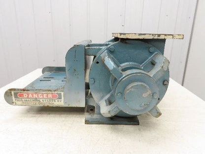 WM Meyer & Sons Rotary Airlock Feeder Valve 4x7" Rectangle Flange