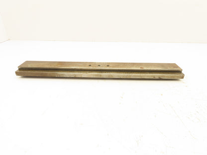 Press Brake Die 17-3/8" Long 90° V 1/2" Tang 1-1/8" Wide 99/128" H