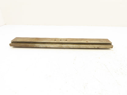 Press Brake Die 17-3/8" Long 90° V 1/2" Tang 1-1/8" Wide 99/128" H