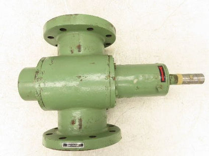 Worthington Hydrex 9400 Double Helical Rotary Gear Pump 4x4" Flanged