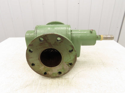 Worthington Hydrex 9400 Double Helical Rotary Gear Pump 4x4" Flanged