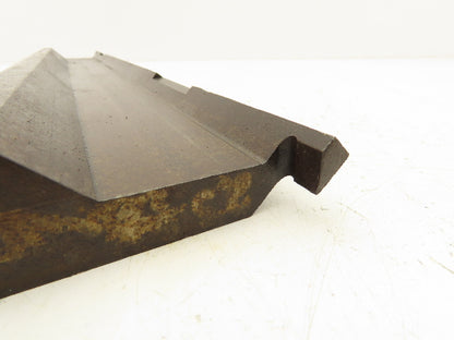Gooseneck Press Brake Punch 23-5/8" Long 90° V 1/2" Tang 3-45/64" Tall