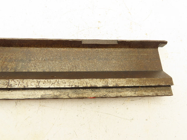 Gooseneck Press Brake Punch 23-5/8" Long 90° V 1/2" Tang 3-45/64" Tall