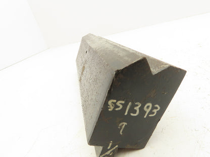 Press Brake Die 9-7/16" Long 1/2" Tang 90° V Type 1-7/8" W 5/8" V