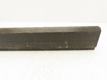 Press Brake Die 25" Long 90° V 1/2" Tang Offset Type