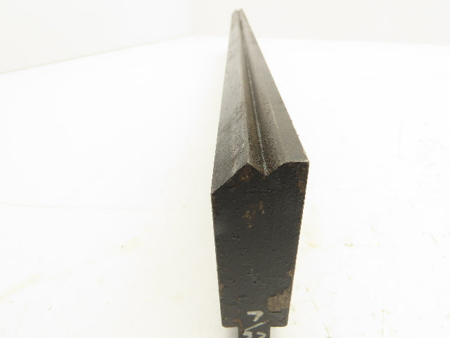 Press Brake Die 25" Long 90° V 1/2" Tang Offset Type