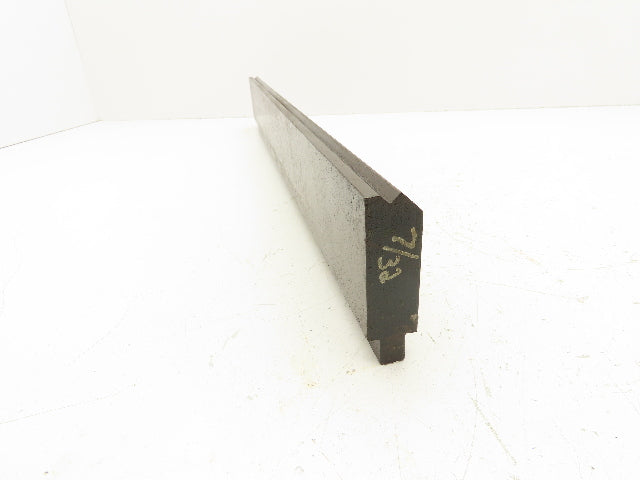 Press Brake Die 25" Long 90° V 1/2" Tang Offset Type