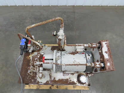 Tec-Hackett Hydraulic Power Unit 30 Gal 7.6gpm 1000psi 5Hp 230/460V w/Oil Cooler