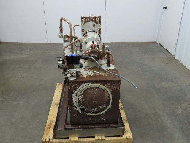 Tec-Hackett Hydraulic Power Unit 30 Gal 7.6gpm 1000psi 5Hp 230/460V w/Oil Cooler