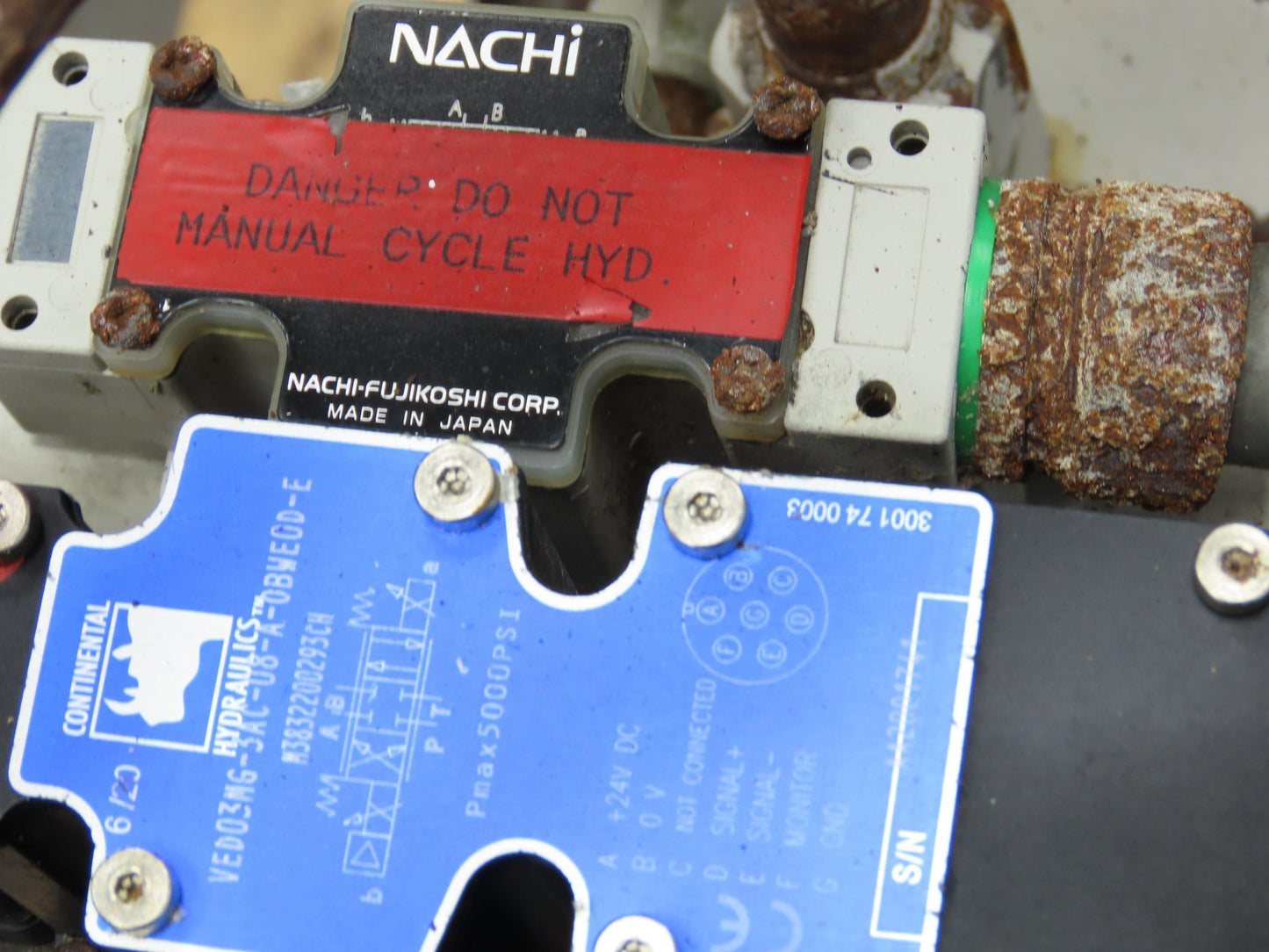 Tec-Hackett Hydraulic Power Unit 30 Gal 7.6gpm 1000psi 5Hp 230/460V w/Oil Cooler