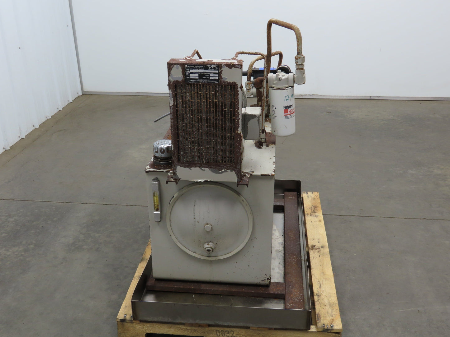Tec-Hackett Hydraulic Power Unit 30 Gal 7.6gpm 1000psi 5Hp 230/460V w/Oil Cooler