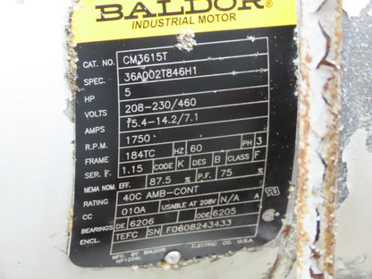 Tec-Hackett Hydraulic Power Unit 30 Gal 7.6gpm 1000psi 5Hp 230/460V w/Oil Cooler